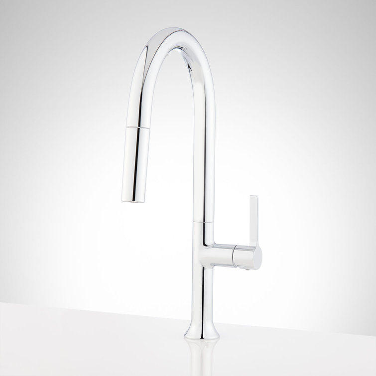Signature Hardware 450079 Bok SingleHole PullDown Kitchen Faucet